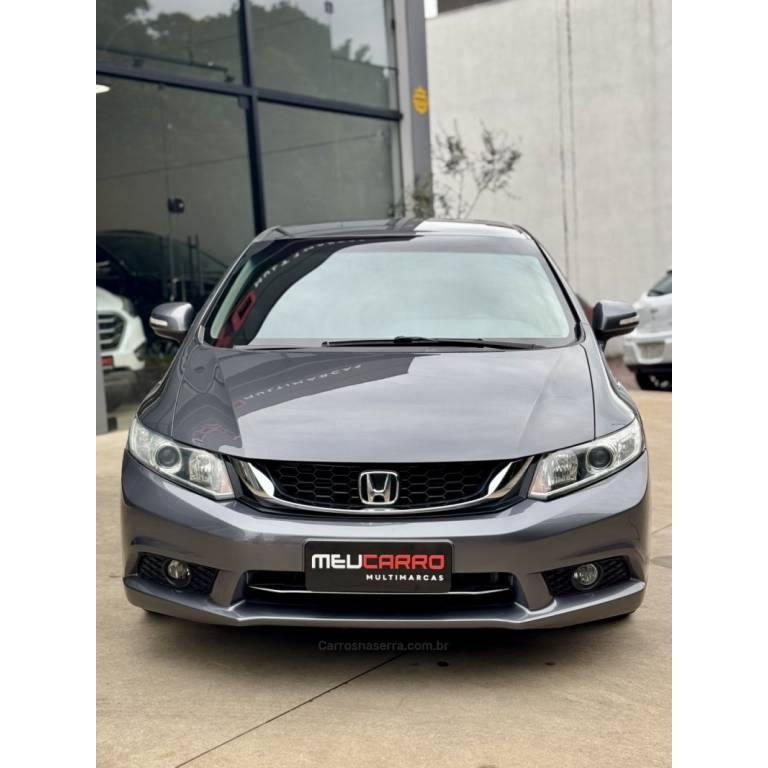 HONDA - CIVIC - 2015/2016 - Cinza - R$ 83.900,00